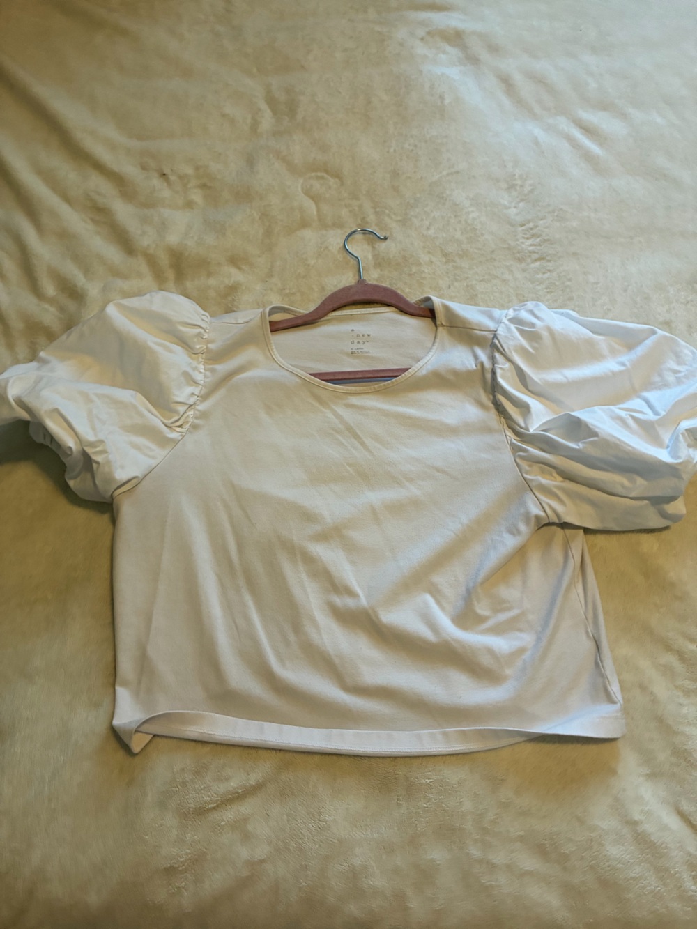a new day Cream Puff Sleeve Blouse